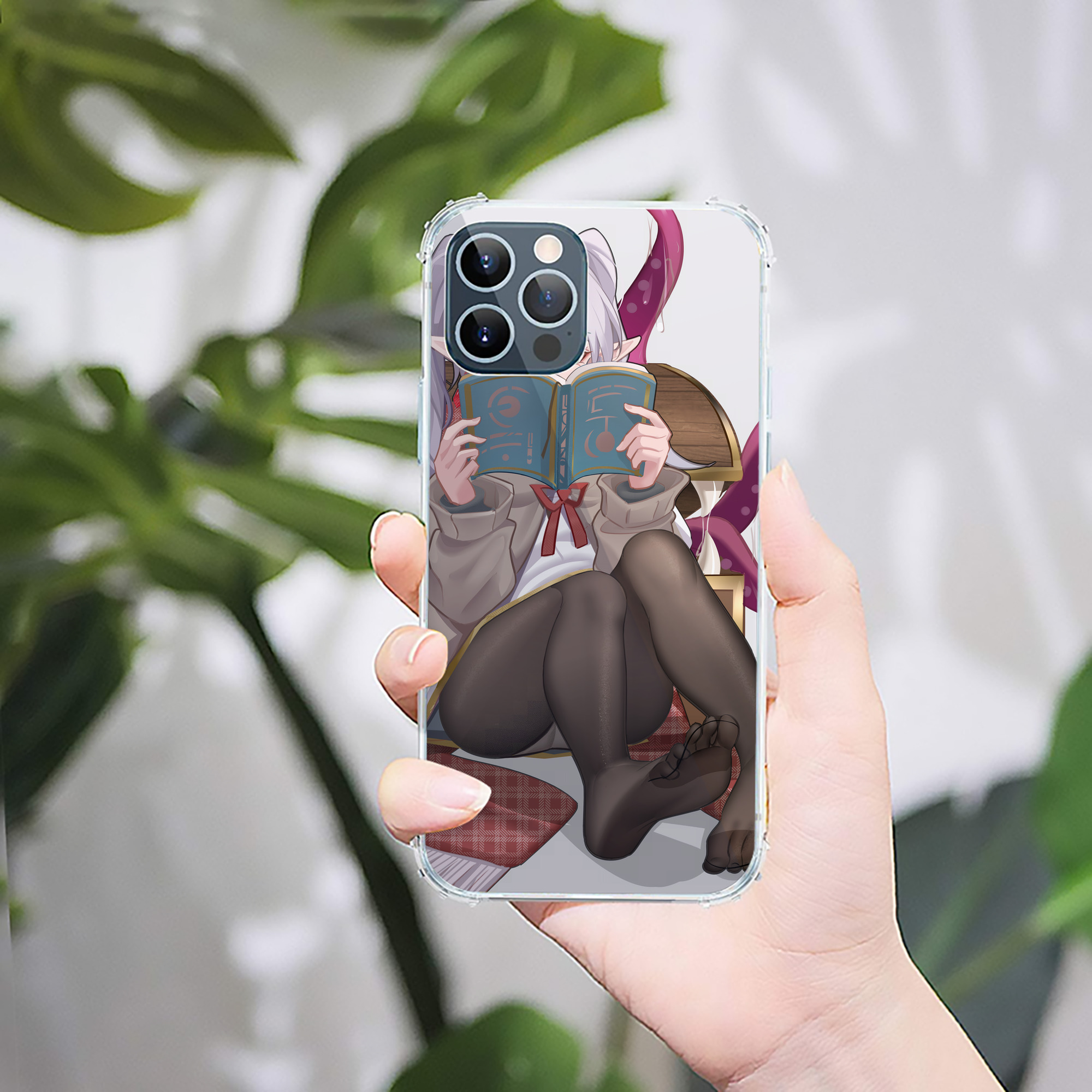 （画像用） 葬送のフリーレン Frieren 【iPhone 12シリーズ対応】透明スマホケース（クリアソフトケース）